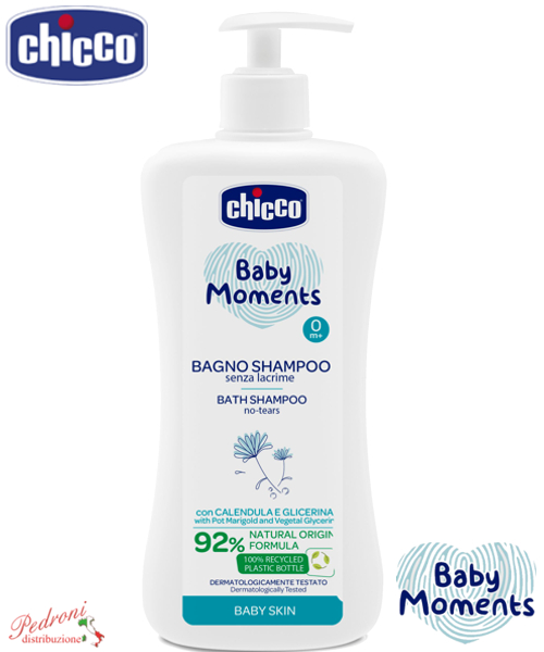 CHICCO "BABY MOMENTS" BAGNO SHAMPOO 500ML 10591