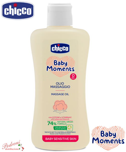 CHICCO "BABY MOMENTS SENSITIVE" OLIO MASSAGGIO 200ML 10242