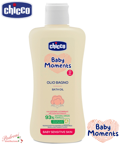 CHICCO "BABY MOMENTS SENSITIVE" OLIO BAGNO 200ML 102400