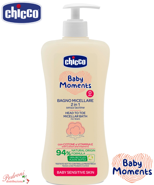 CHICCO "BABY MOMENTS SENSITIVE" BAGNO MICELLARE 500ML 10241