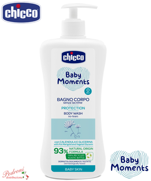 CHICCO "BABY MOMENTS" BAGNO CORPO PROTEZIONE 750ML 10581