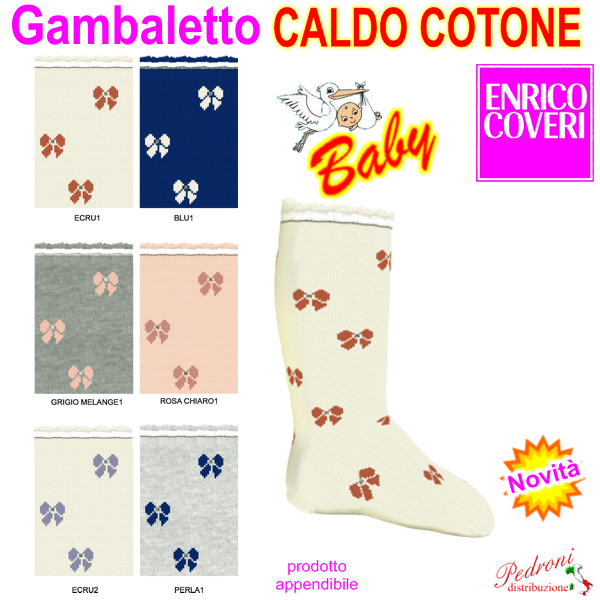 COVERI Gambaletto NEONATA CALDO COTONE Lolly-312 Tg.13/24
