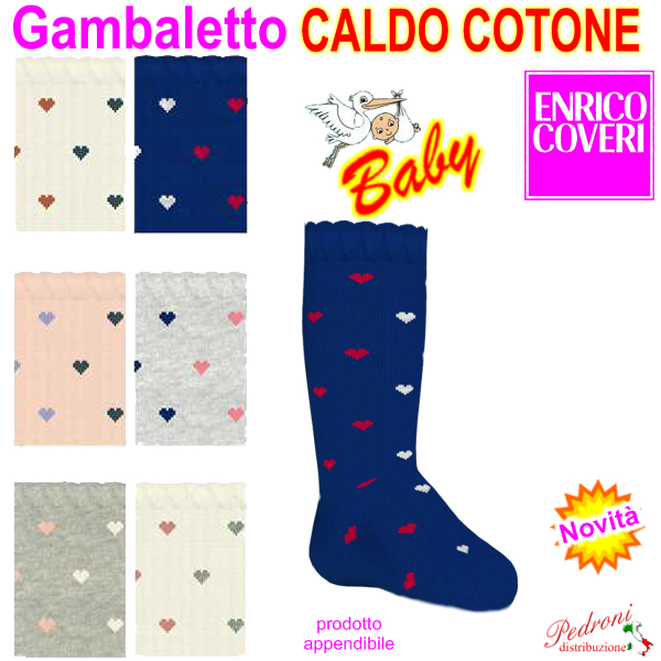 COVERI Gambaletto NEONATA CALDO COTONE Lolly-328 Tg.13/24