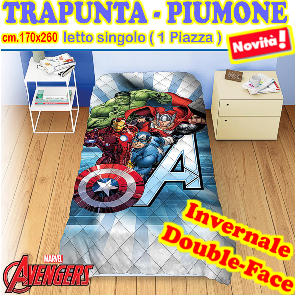 AVENGERS ingrosso TRAPUNTA PIUMONE INVERNALE