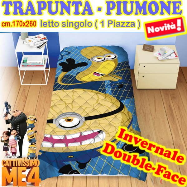 MINIONS ingrosso TRAPUNTA PIUMONE INVERNALE