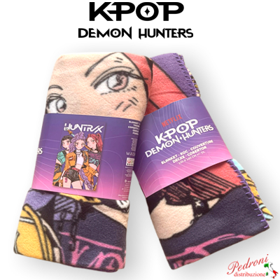 KPOP DEMON HUNTERS ingrosso PLAID COPERTINA KOPO INGROSSO