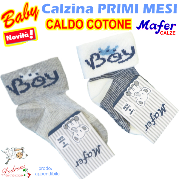 *PRIMI MESI* Calzine CALDO COTONE BMC6648 Tg.11/16