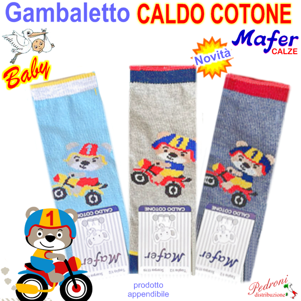 MAFER Gambaletto NEONATO CALDO COTONE BML7314 Tg.12/23