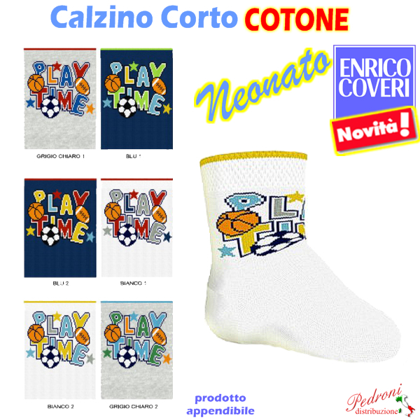 COVERI Calza CORTA NEONATO COTONE PETITE-270 Tg.13/24