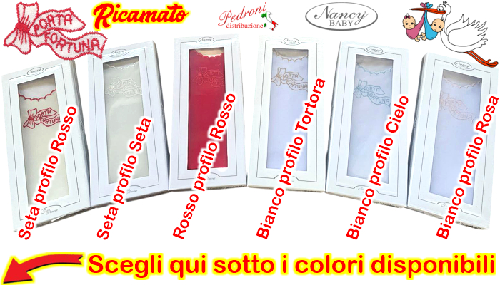 CAMICINI SETA NASCITA BABY NEONATO PORTAFORTUNA INGROSSO PRODUTTORE