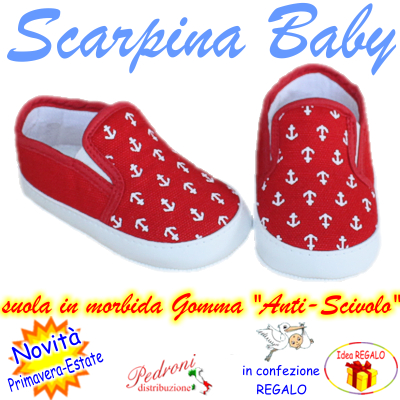 *STOCK*Scarpina BABY Tg.17-18 art.171/7 Rosso