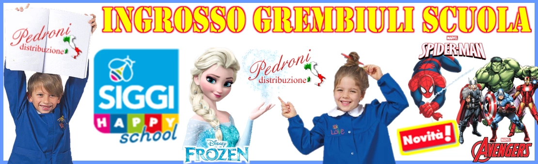 ingrosso grembiuli scuola asilo