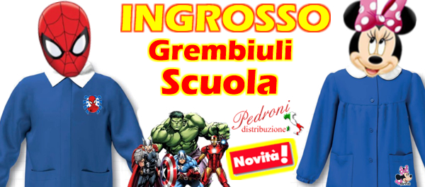 DISNEY GREMBIULI INGROSSO SCUOLA GREMBIULI GROSSISTA SCUOLA GREMBIULI PRODUTTORE RAPPRESENTANTE DISNEY INGROSSO GREMBIULE SCUOLA