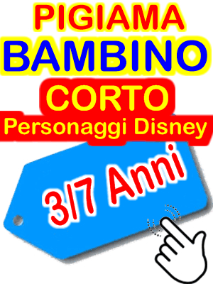 -BAMBINO/A Corto DISNEY