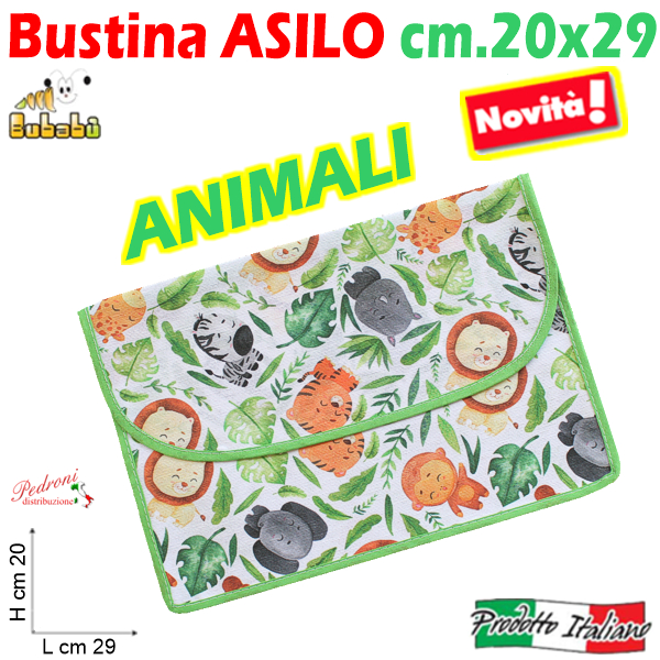BUSTINA ASILO BUS031-SEBASTIAN Cm.20x29 ANIMALI