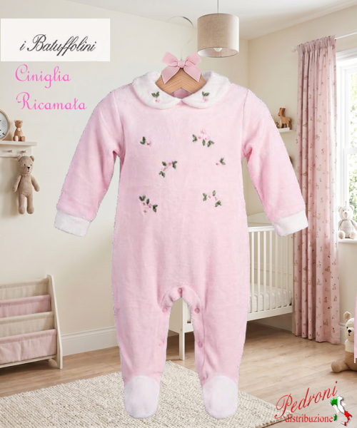 BATUFFOLINI Tutina Ciniglia B548/13F Rosa 0/6 mesi BATUFFOLINI Tutina Ciniglia B548/13F Rosa 0/6 mesi