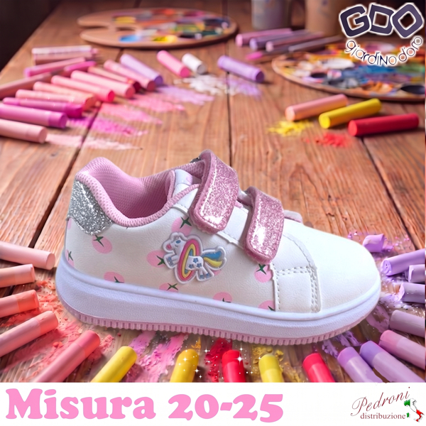 *NOVITA'* SCARPA bambina GD5104 Misura 20/25 Fucsia