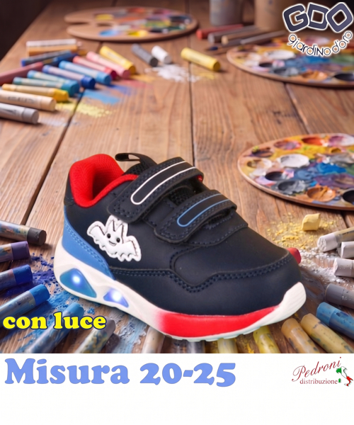 *NOVITA'* SCARPA bambino GD5527 Misura 20/25 Blu *NOVITA'* SCARPA bambino GD5527 Misura 20/25 Blu