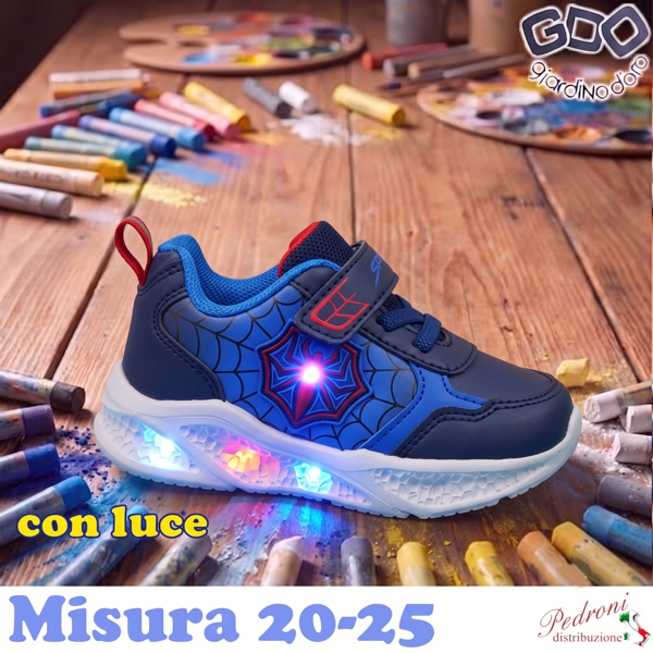 *NOVITA'* SCARPA bambino GD6546 Misura 20/25 Blu *NOVITA'* SCARPA bambino GD6546 Misura 20/25 Blu