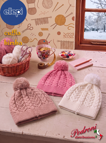 * ELLEPI * Cuffia bambina BH8038 in 3 Colori 8/12 anni * ELLEPI * Cuffia bambina BH8038 in 3 Colori 8/12 anni