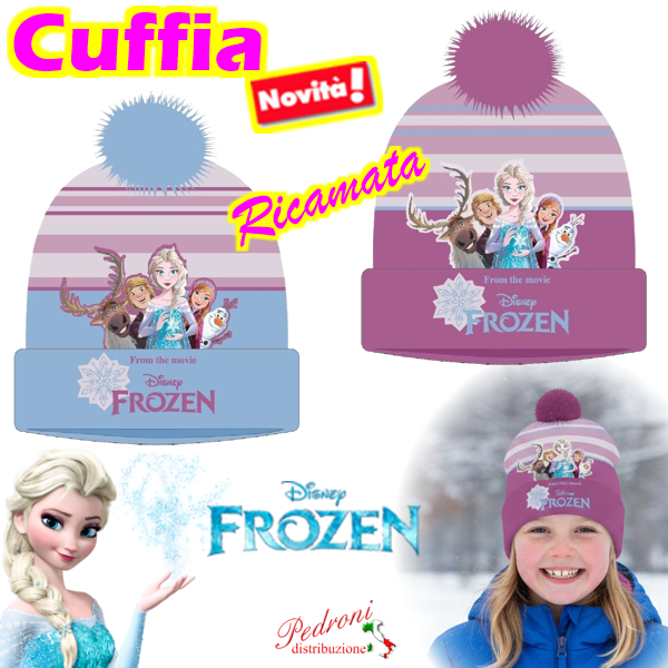 FROZEN Cuffia bimba PON-PON Art.FR2307 in 2 colori