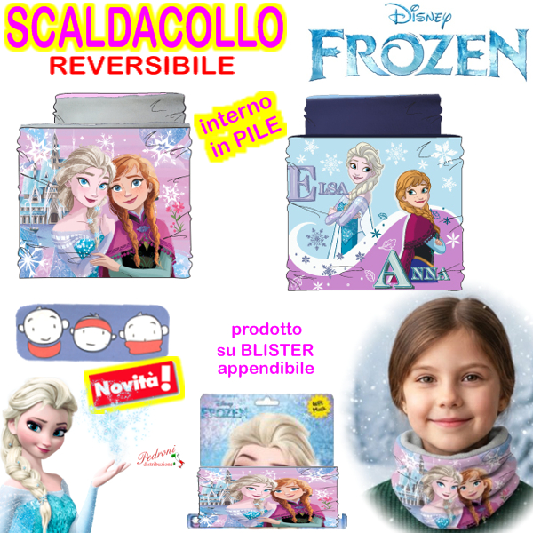 FROZEN scaldacollo MULTIUSO reversibile FR40055 in 2 colori
