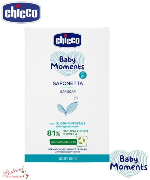 CHICCO "BABY MOMENTS" SAPONETTA 100GR 10398