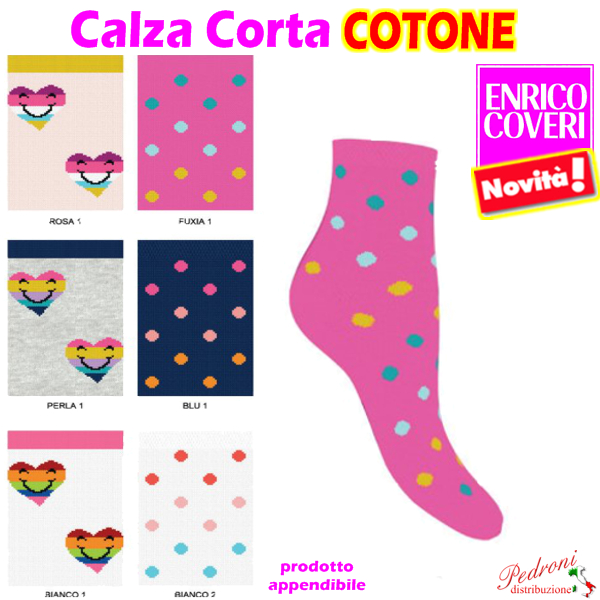 COVERI Calza CORTA bambina COTONE Pretty-268