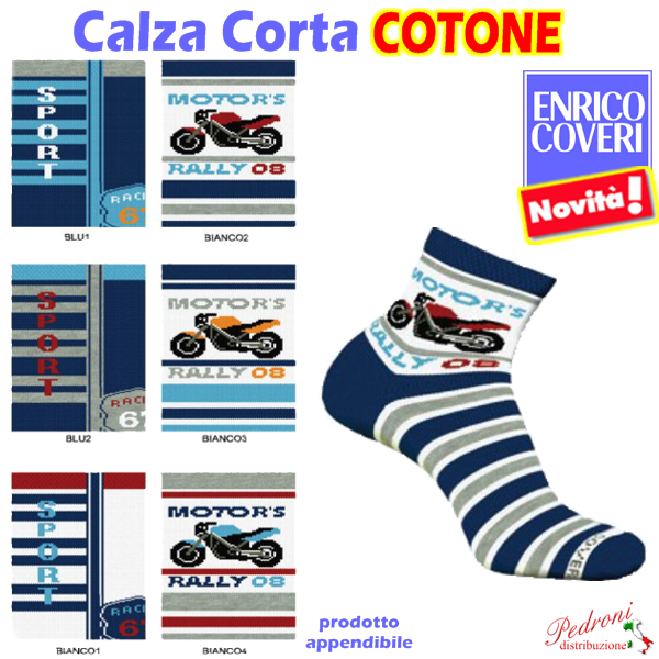 COVERI Calza CORTA bambino COTONE Junior-265