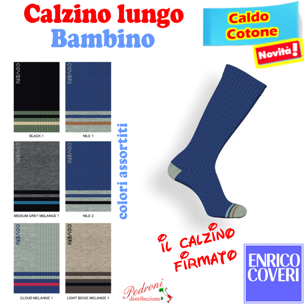 COVERI Calzino LUNGO bambino CALDO COTONE KEVIN-276 21/39