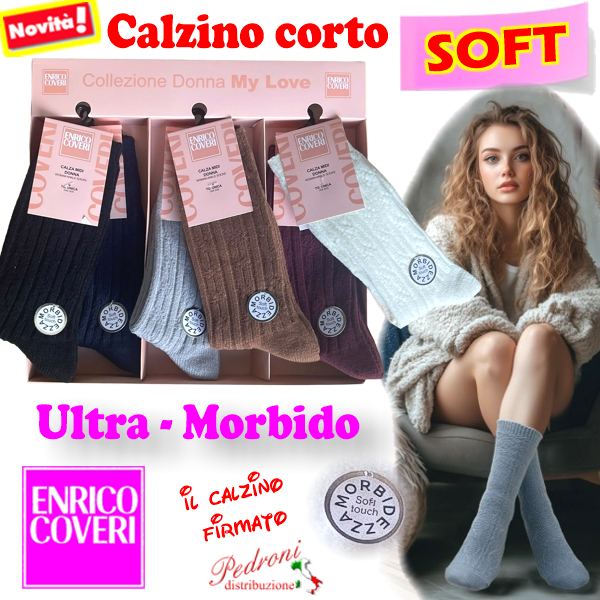 COVERI Calza CORTA ragazza " SOFT " MELODY-10 Tg.35/41