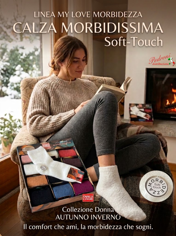COVERI Calza CORTA ragazza " SOFT TOUCH " MORBIDOSO-1M