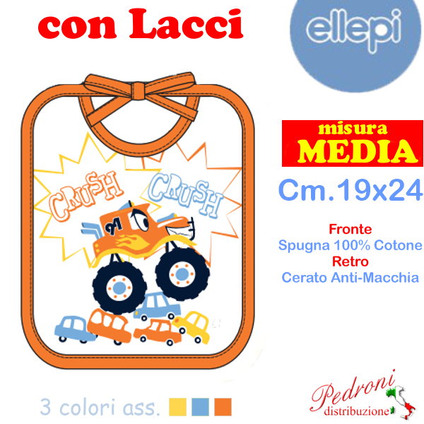 ELLEPI Bavaglia Spugna RETRO CERATO AD9564 cm.19x24 MEDIA