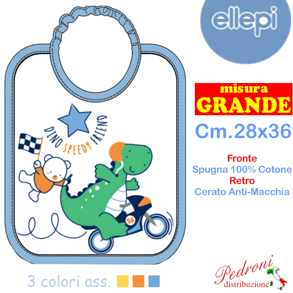 ELLEPI Bavaglia Spugna RETRO CERATO AD9575 cm.28x36 GRANDE