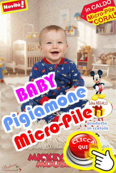 - MICRO-PILE Pigiamone 1-3 Anni - MICRO-PILE Pigiamone 1-3 Anni