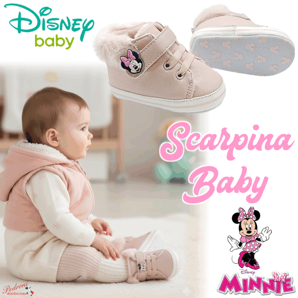*MINNIE* DISNEY Scarpina BABY Tg.16-17-18 art.W4-2174