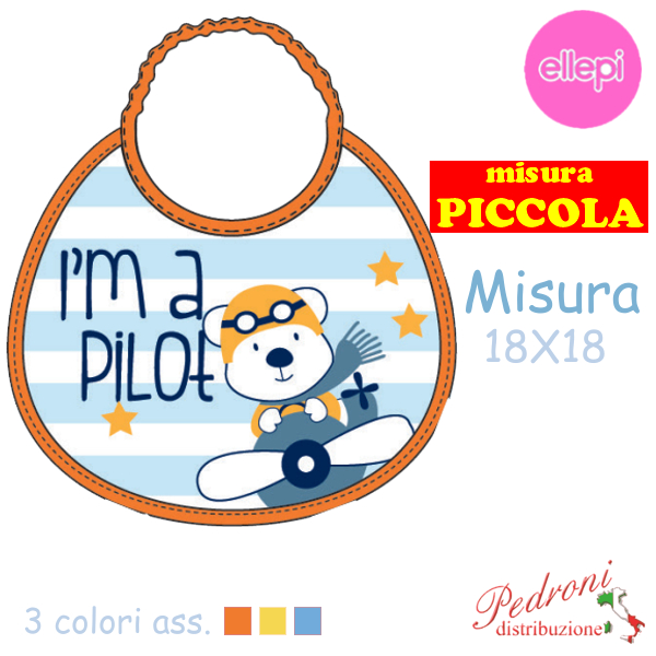 ELLEPI Bavaglia Spugna RETRO CERATO AD9557 cm.18X18 PICCOLA