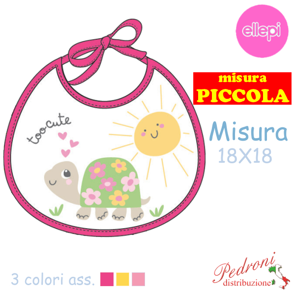 ELLEPI Bavaglia Spugna RETRO CERATO AD9561 cm.18X18 PICCOLA