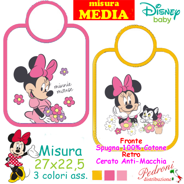 *MINNIE*Bavetta SPUGNA - RETRO CERATO WD9550 cm.27x22,5 MEDIA