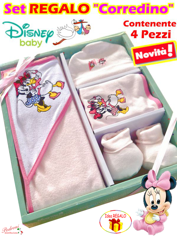*DISNEY* SET REGALO da 4 Pezzi art.WR6000 MINNIE