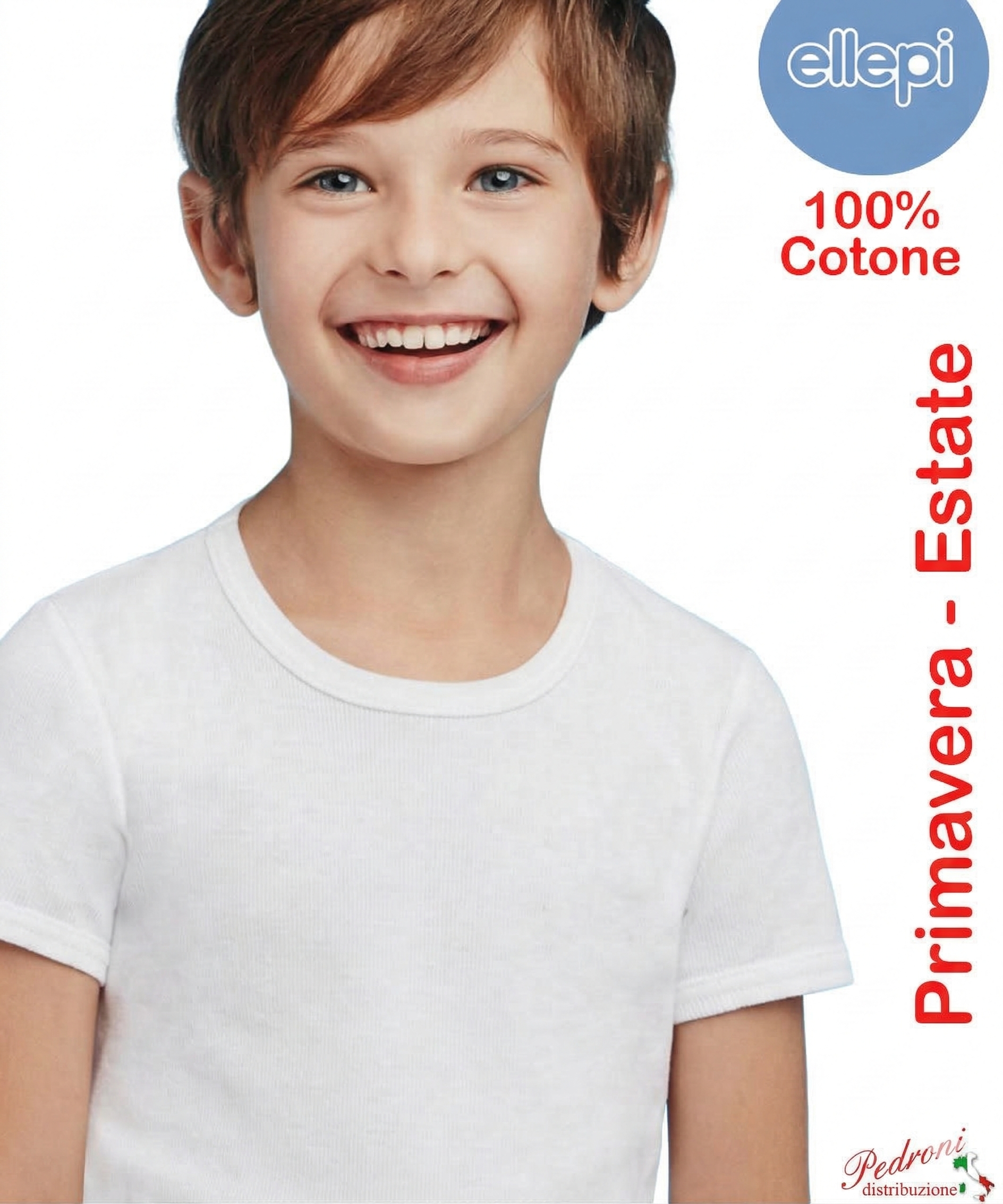 Maglietta COTONE bambino M/M ELLEPI BA645 TAGLIE A SCELTA