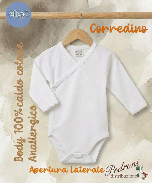# CORREDINO # Body COTONE FELPATO M/L art.AF4211