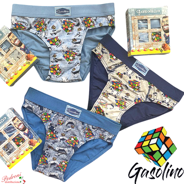 GASOLINO Slip bambino COTONE art.U3839/F TAGLIA 11/12 ANNI