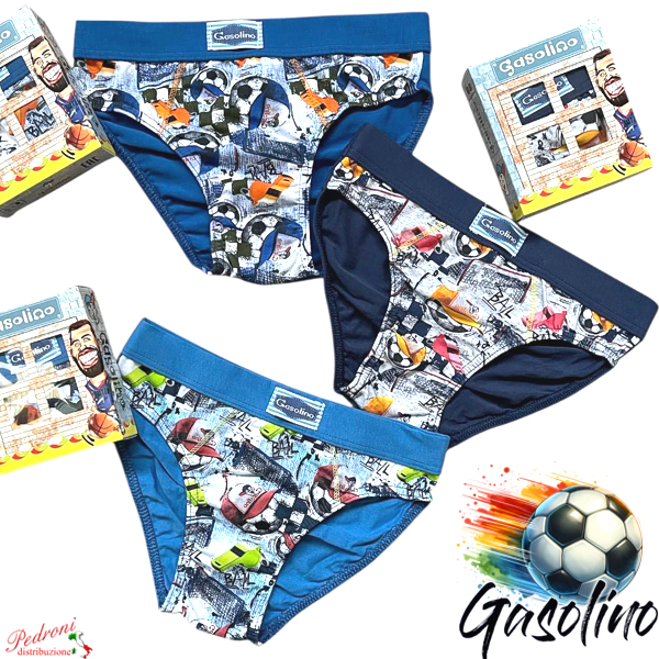 GASOLINO Slip bambino COTONE art.U3861/F TAGLIA 11/12 ANNI