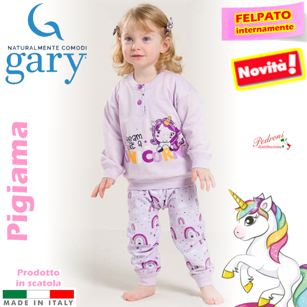 *GARY* Pigiama Neonata COTONE FELPATO V10021 Violetta 9 Mes *GARY* Pigiama Neonata COTONE FELPATO V10021 Violetta 9 Mes