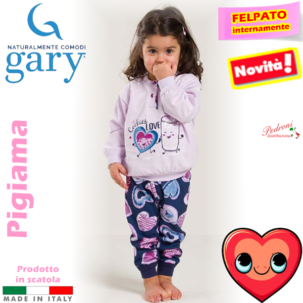*GARY* Pigiama Neonata COTONE FELPATO V10023 Violetta 9 Mesi *GARY* Pigiama Neonata COTONE FELPATO V10023 Violetta 9 Mesi