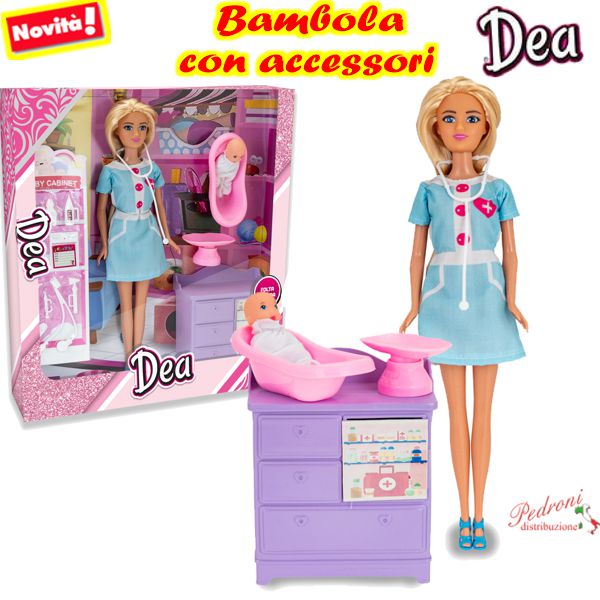 *DEA* BAMBOLA PEDIATRA CM 29 80678 (+3 anni)