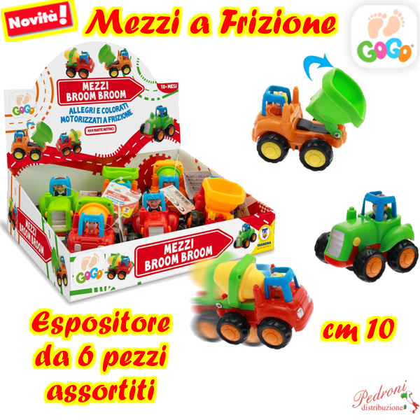 *LINEA GOGO* ESPOSITORE TRATTORI BROOM BROOM 62015 (+18 mesi)