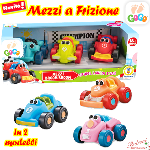 *LINEA GOGO* MEZZI BRUM BRUM RAGING 81031 (+18 mesi)