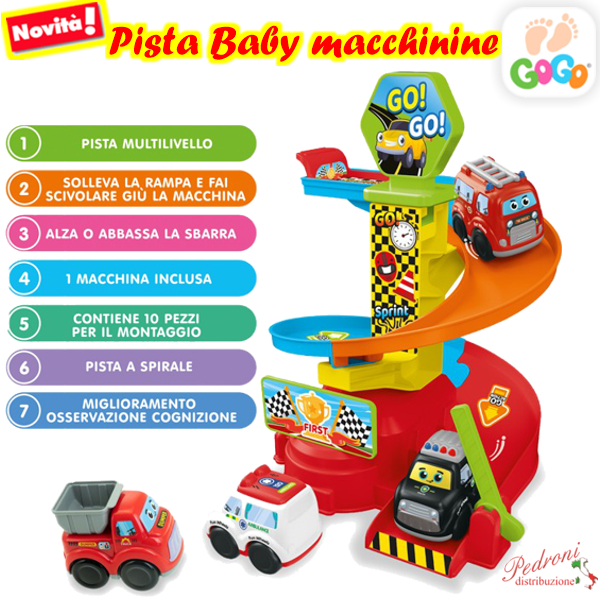 *LINEA GOGO* PISTA BABY MACCHININE 81109 (+18 mesi) *LINEA GOGO* PISTA BABY MACCHININE 81109 (+18 mesi)